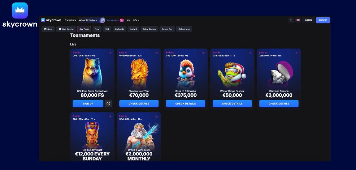 Online casino tournaments